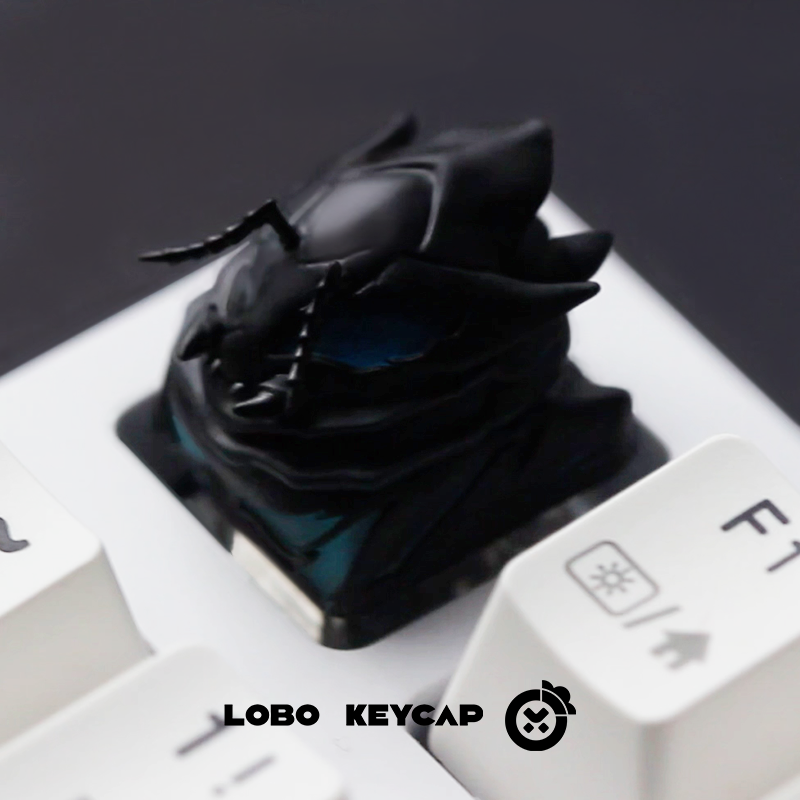 Solo Leveling, Transparent keycaps Shadow Legion personalized resin mechanical keyboard dimension keycaps ESC