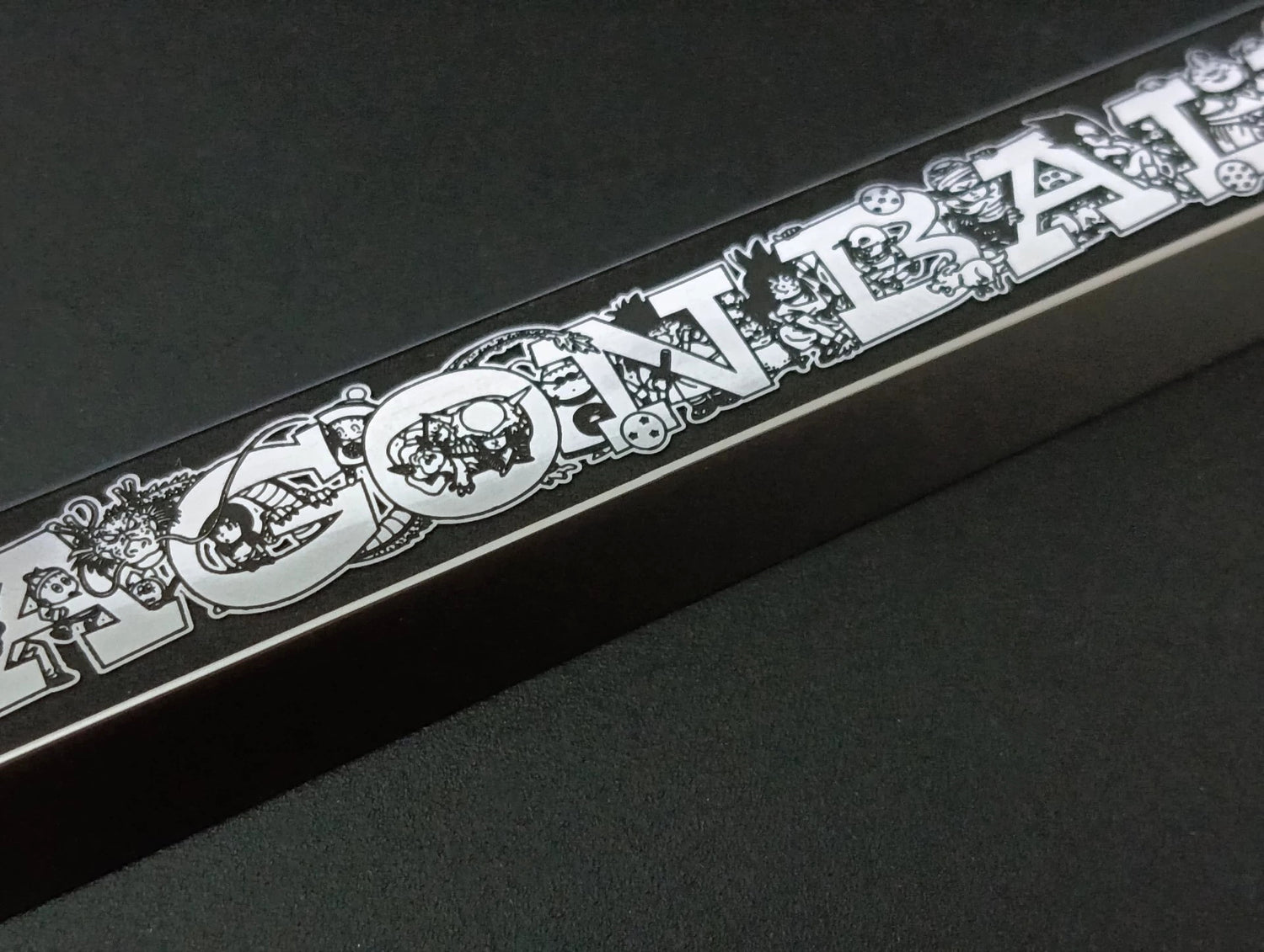 Dragon Ball themed spacebar, 6.25U metal personalized keycaps, cultural and creative keycaps for anime and gaming peripherals