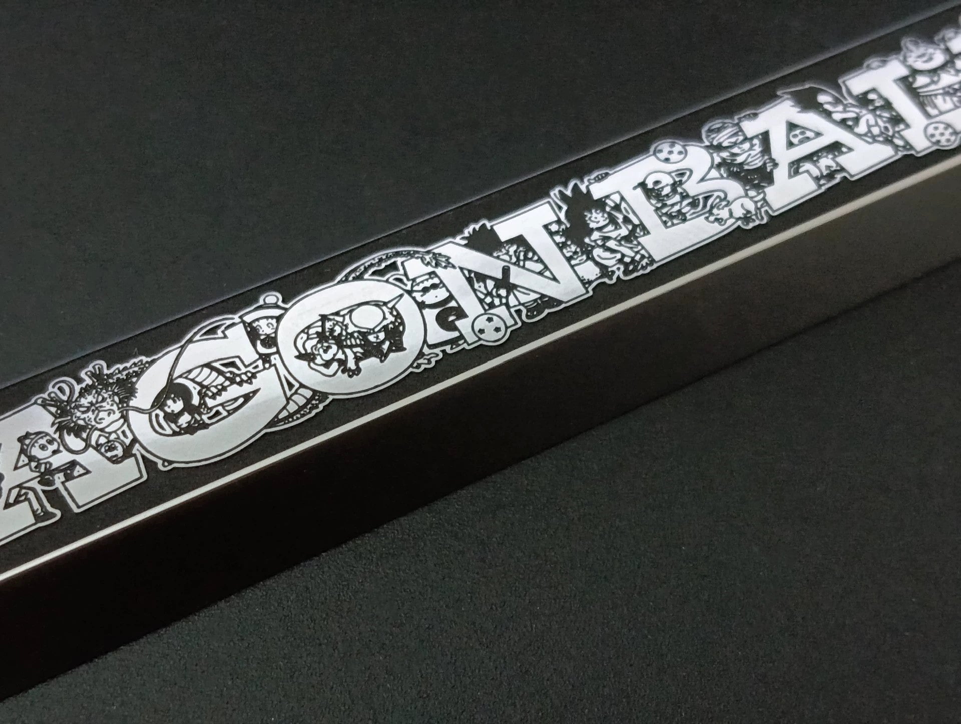 Dragon Ball themed spacebar, 6.25U metal personalized keycaps, cultural and creative keycaps for anime and gaming peripherals