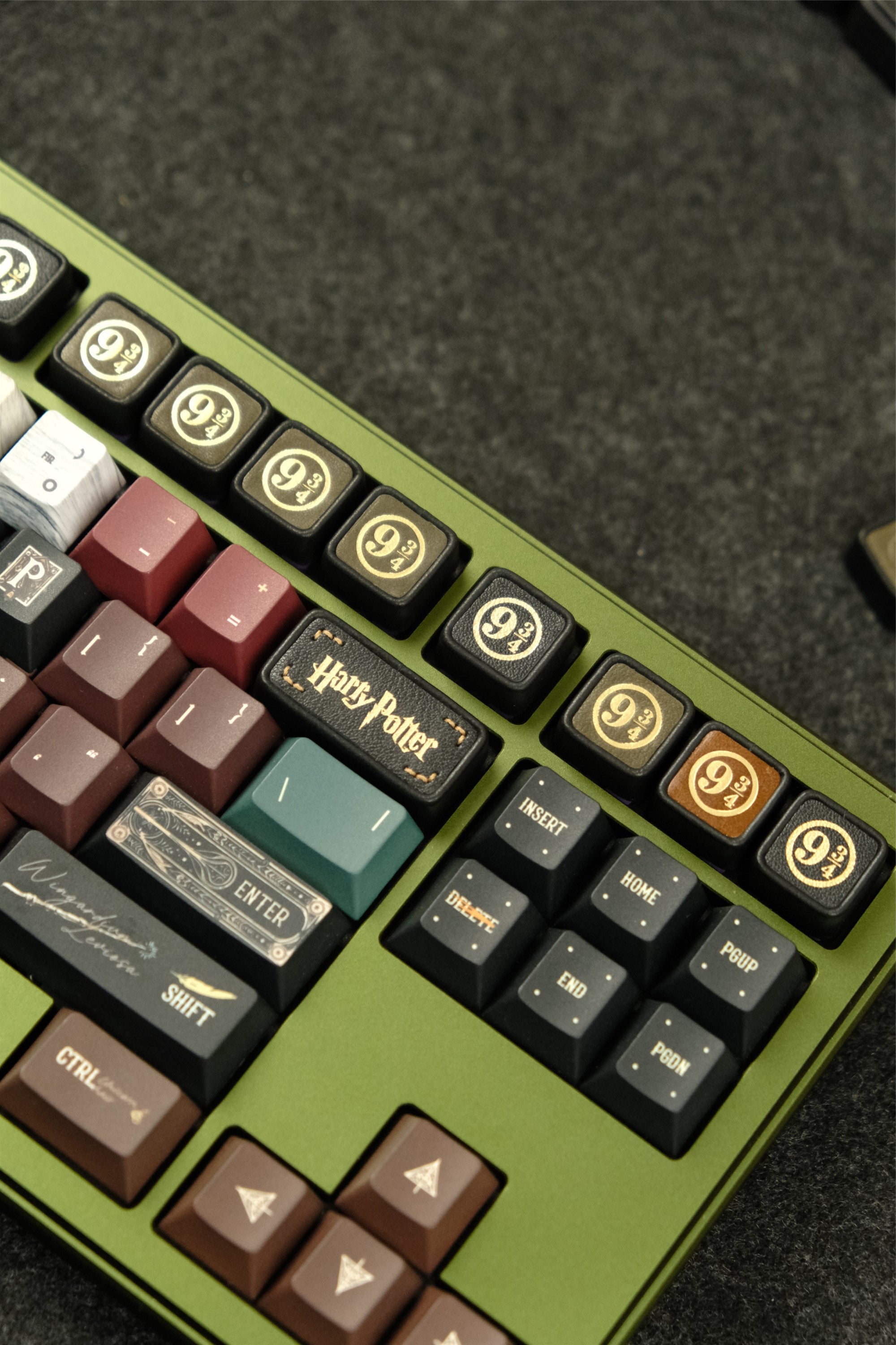 Harry Potter, Animali Fantastici e Dove Trovarli Handmade 2U Leather Handmade Keycaps Retro Style Art Keycaps