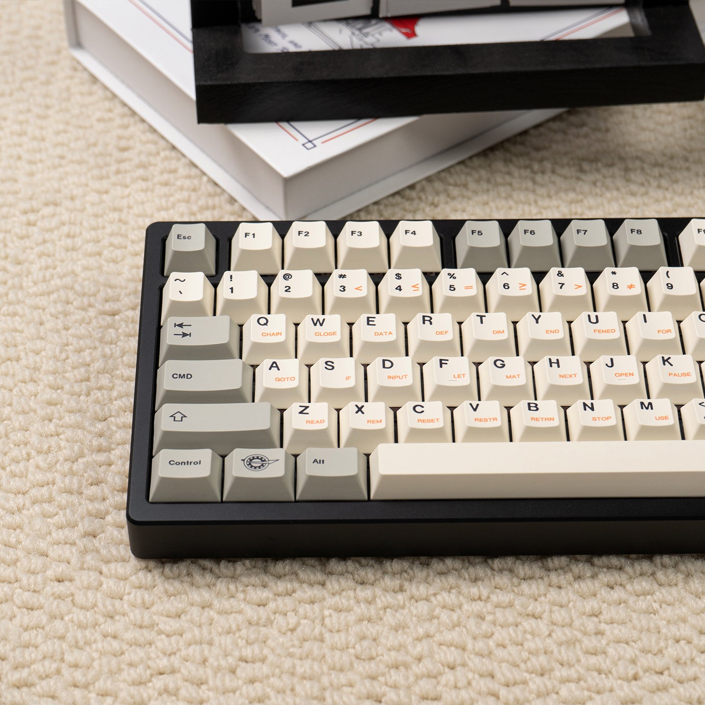 Retro Steins; Gate mechanical keyboard keycaps PBT thermal sublimation customized factory height