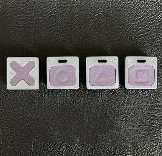 Genuine leather gaming blocks, personalized keycaps, directional keys, imitation metal coating, handmade leather keycaps, single creative keycaps, retro style keycaps