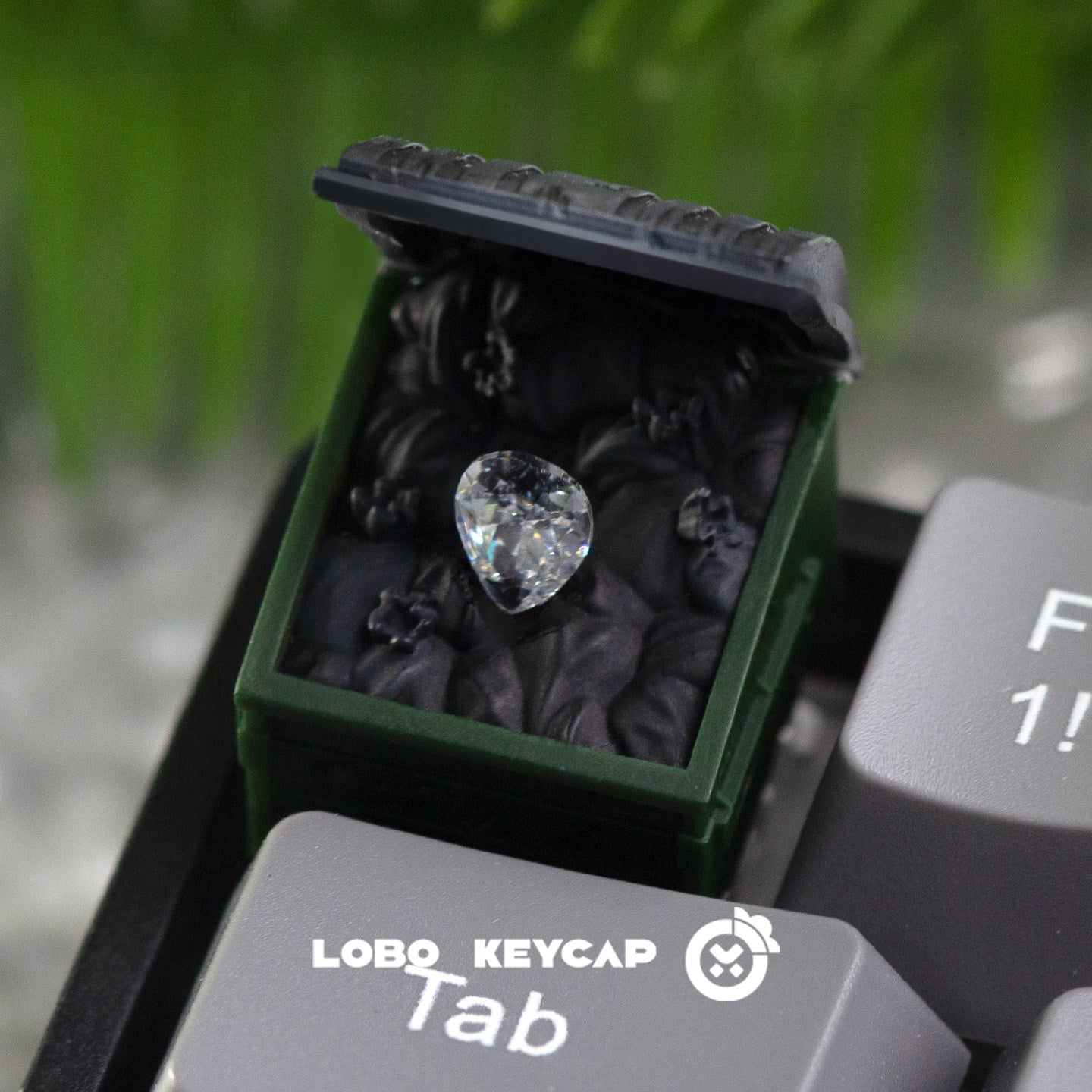 Delta Action,Heart of Africa, Tears of the Ocean, Multi colored Resin Personalized Keycaps, Game Anime Prop Handmade Decorative Keycaps