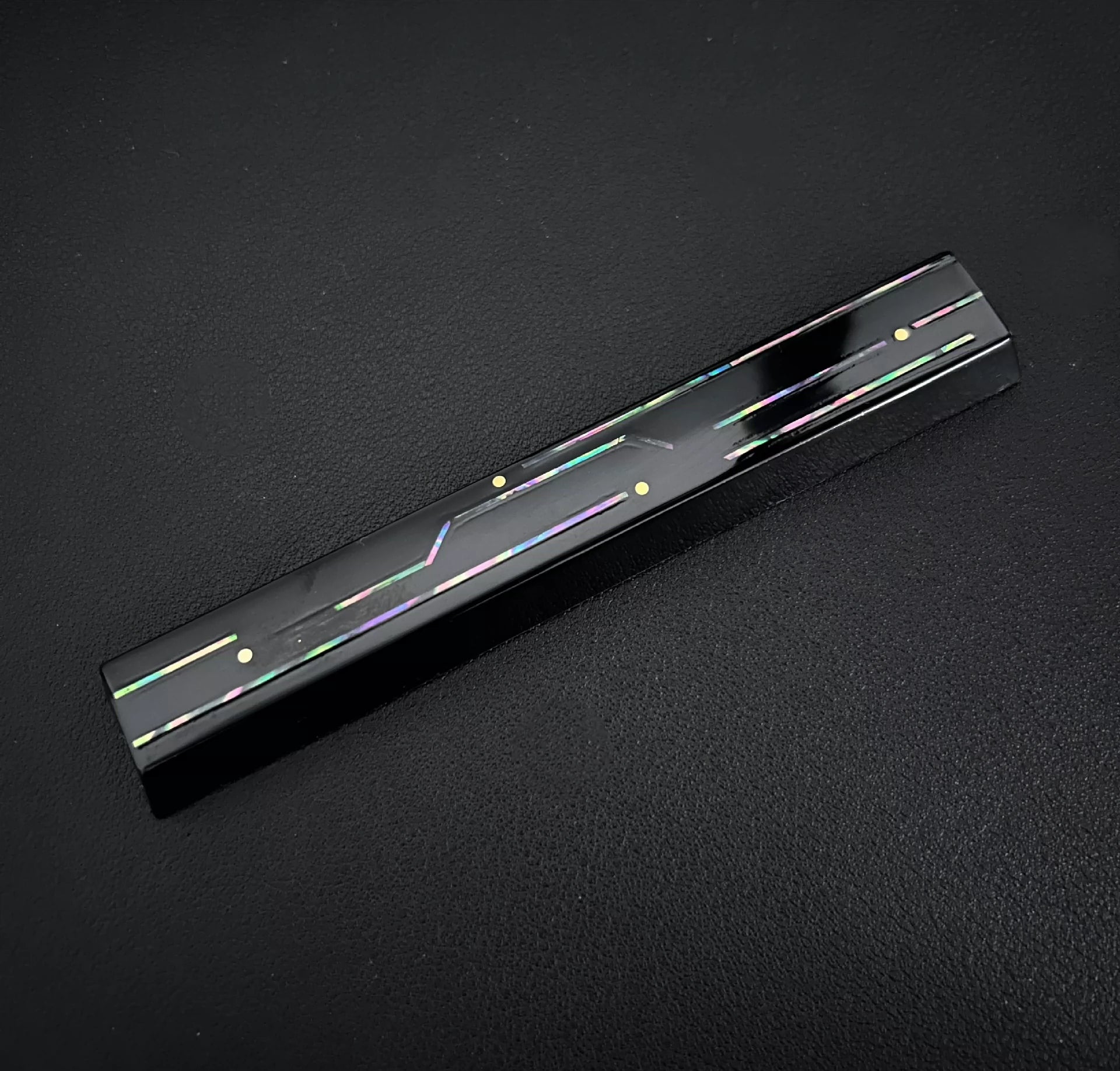 Chinese lacquer, mother of pearl circuit keycaps, Gexing keycaps, 6.25U space decoration keycaps