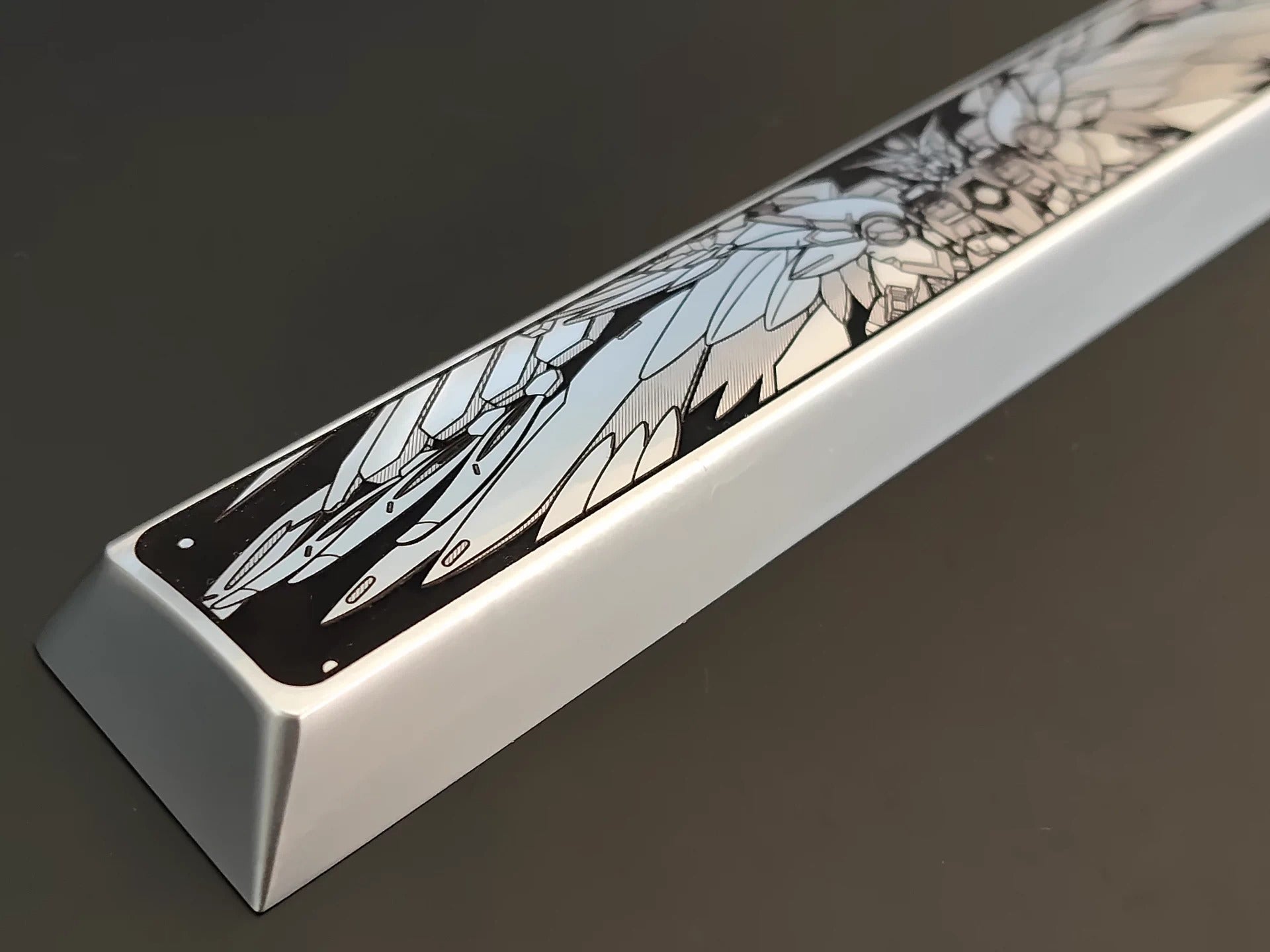 Gundam, Metal Spacebar Personalized Keycaps, Anime Game Culture Creative Mech Style Keycaps