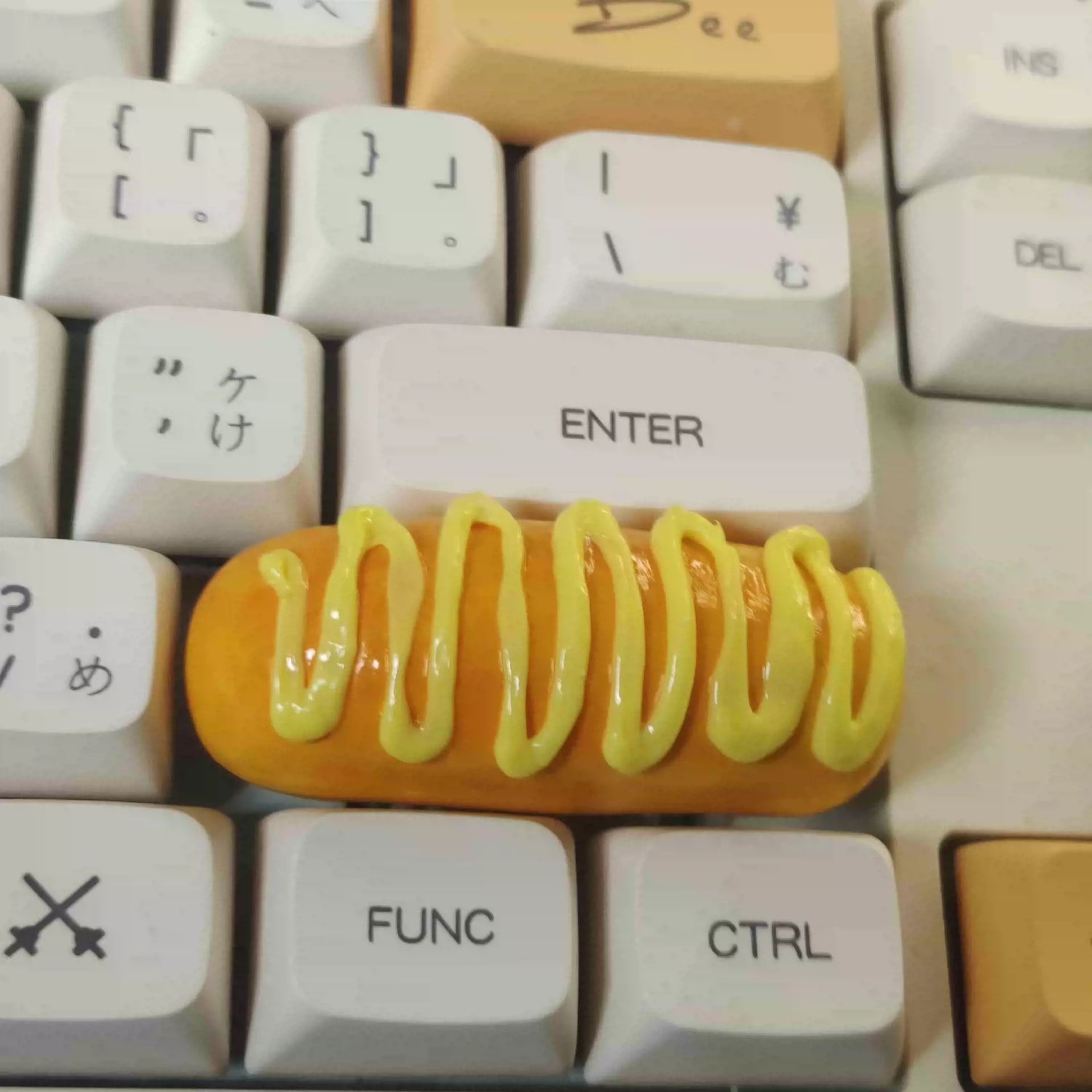 Food Collection, Handmade Resin Clay, Stone Plastic Clay, Personalized Keycaps, Artisankeycaps, Mechanical Keyboard Decorative Keycaps.