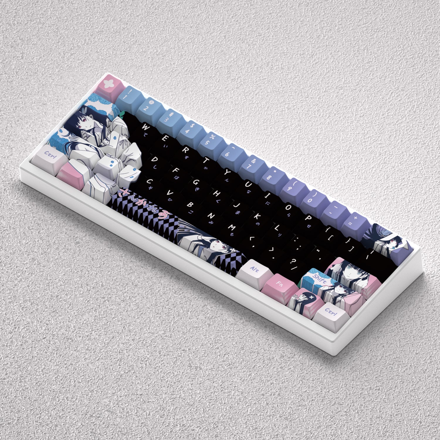 Sanka Rea Theme, Anime Game Creative Personalized Keycap Set PBT Material Original Factory Height Sublimation Printing