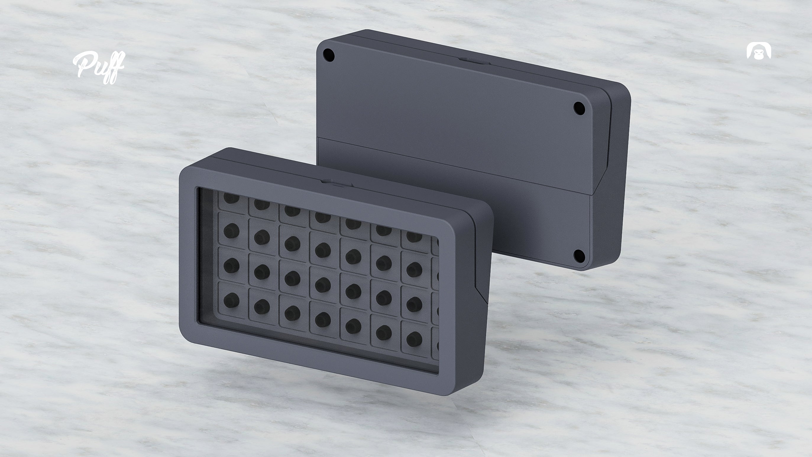 Puff32 keycap box(3D printing)