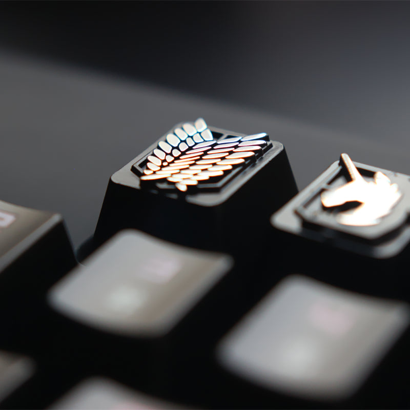 Four Major Corps Freedom Wings Zinc Aluminum Alloy Metal Keycaps