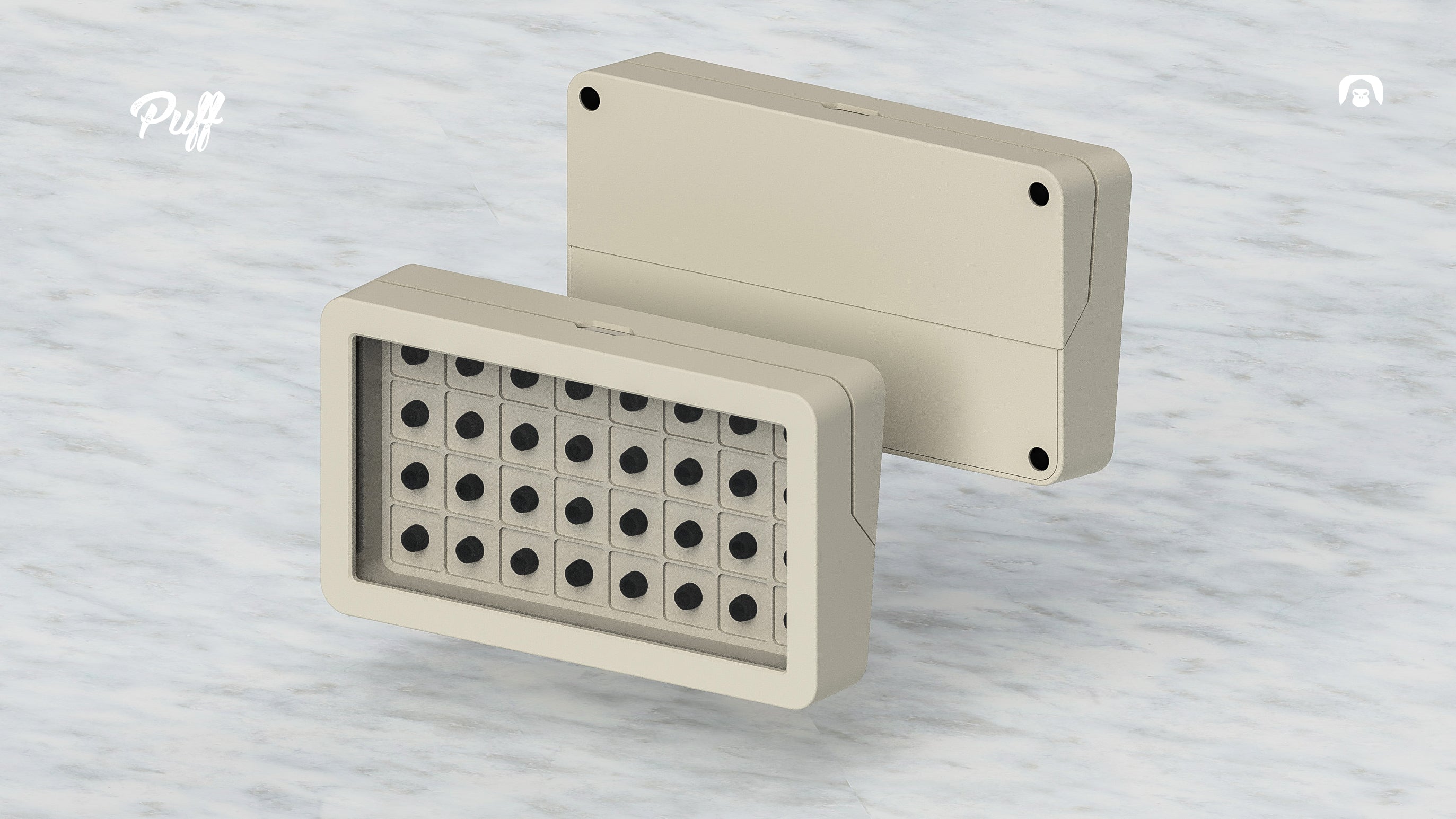 Puff32 keycap box(3D printing)