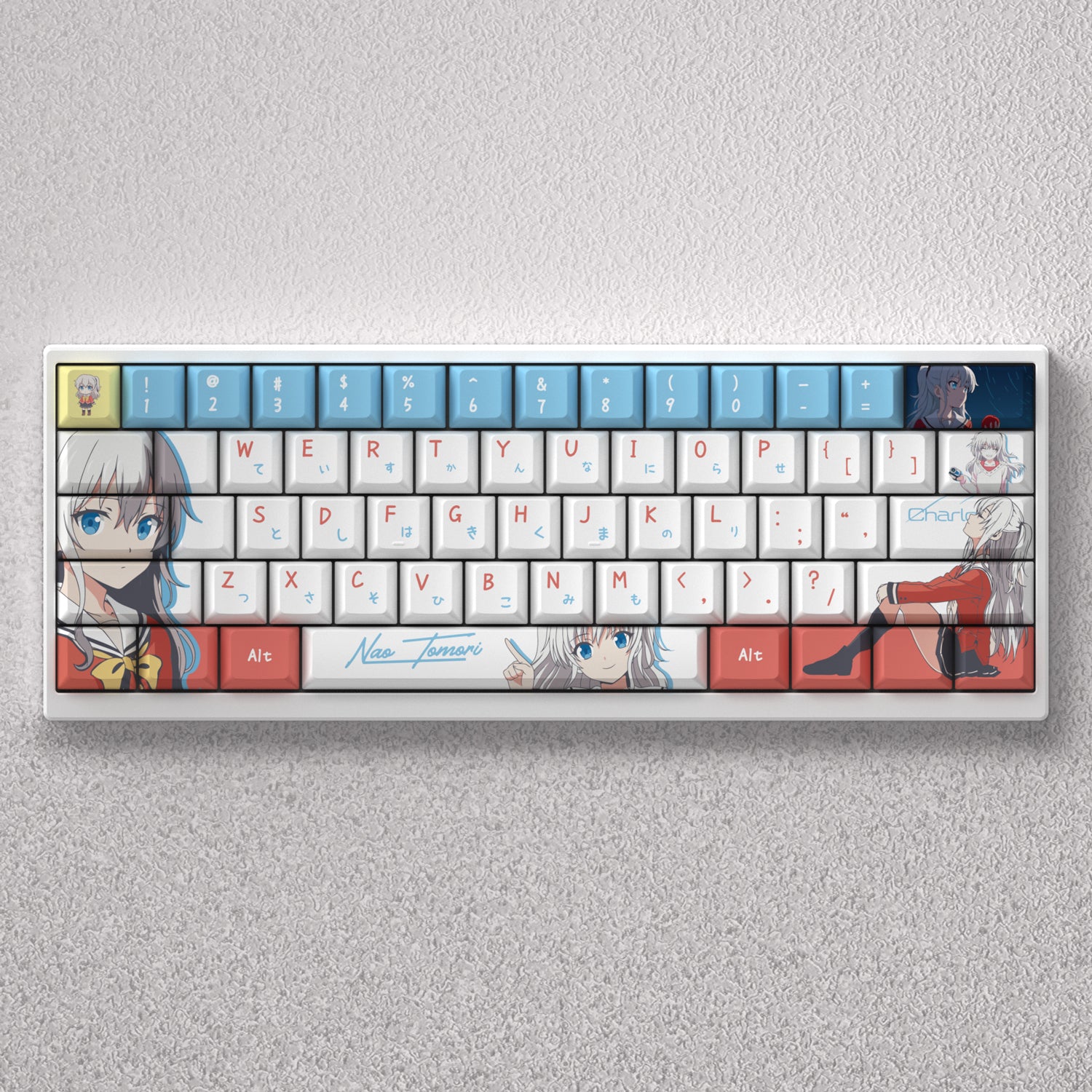 Tomori Nao keycap anime theme original height pbt material suit personalized keycap