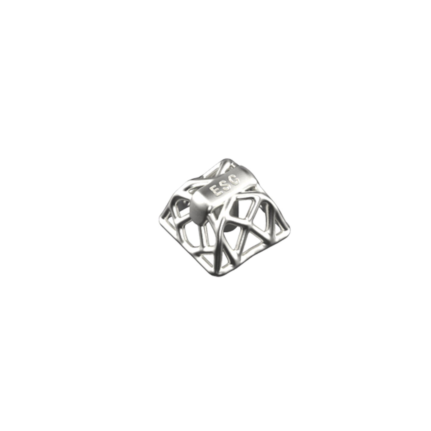 Imitation metal texture, hollow design, resin material, mechanical keyboard decorative keycaps with metal texture and personalized paint surface.