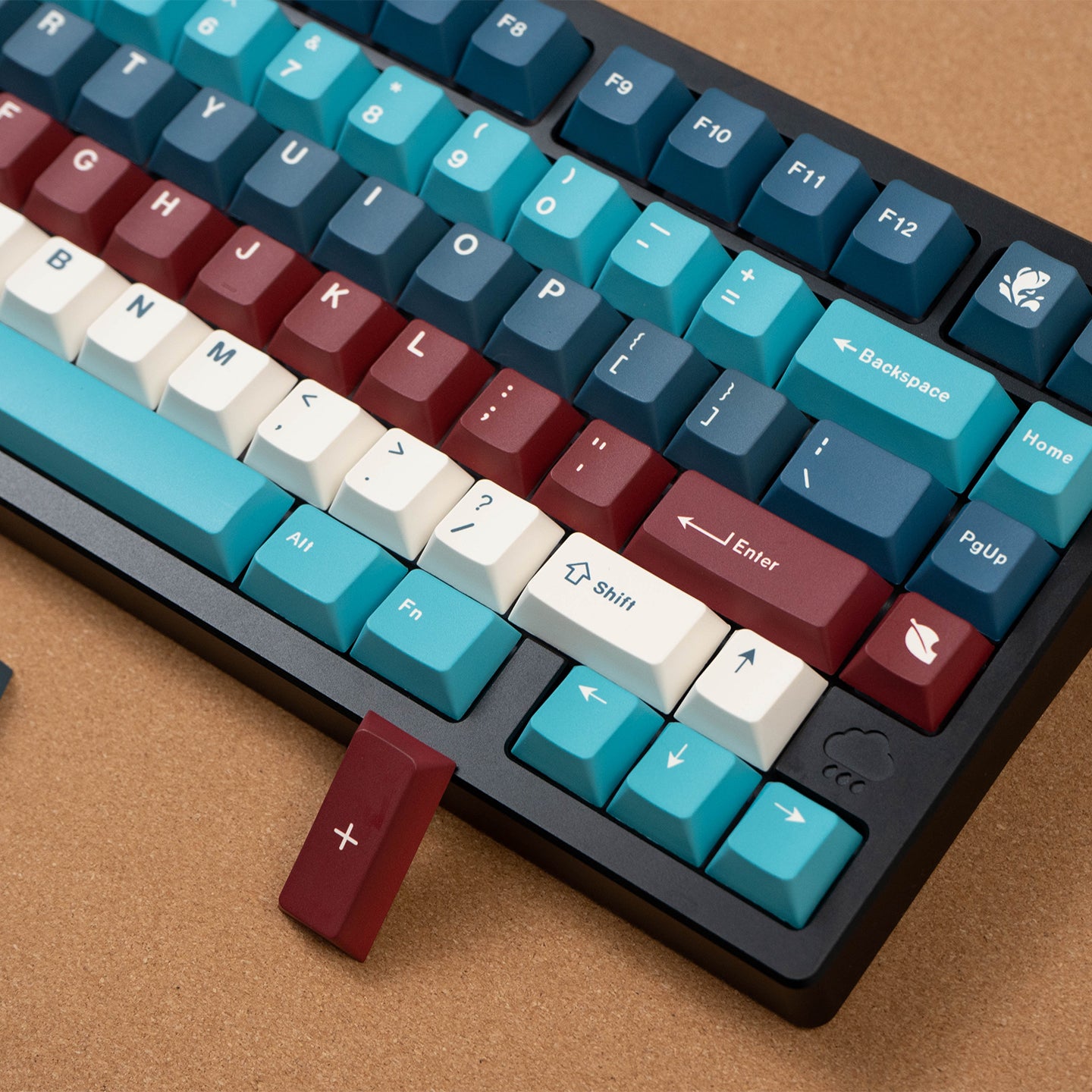 Emerald Lake Mechanical Keyboard Keycaps PBT Thermal Sublimation Customized Original Factory Height Set Keycaps