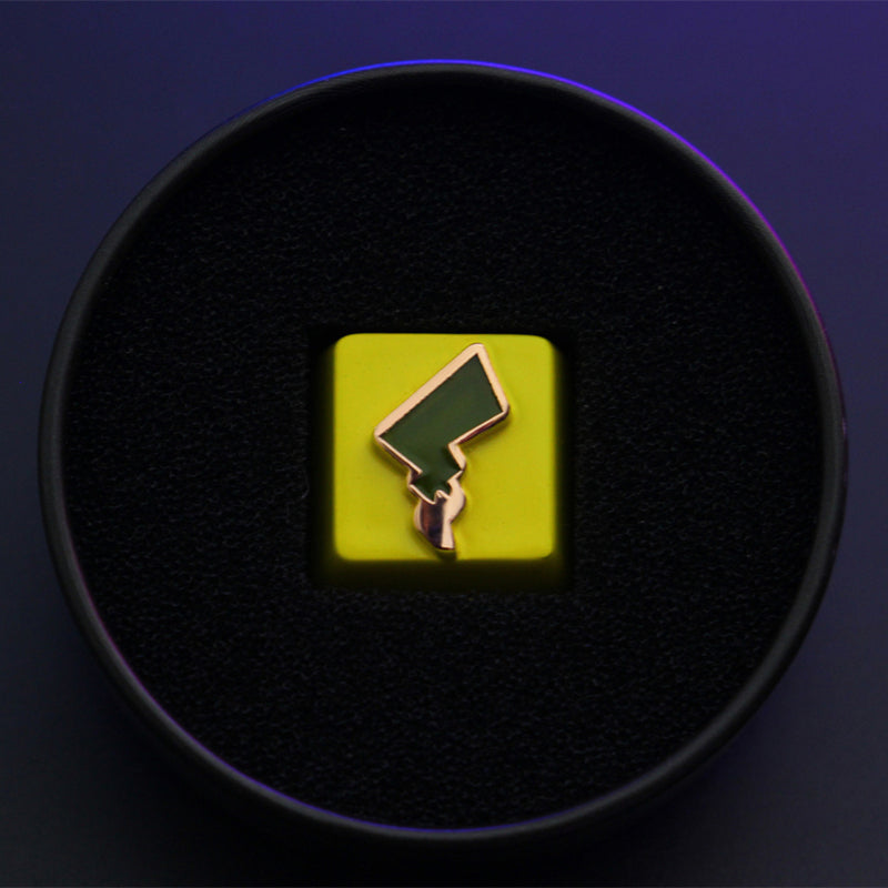 Electric Mouse Tail Metal Zinc Aluminum Alloy Keycaps