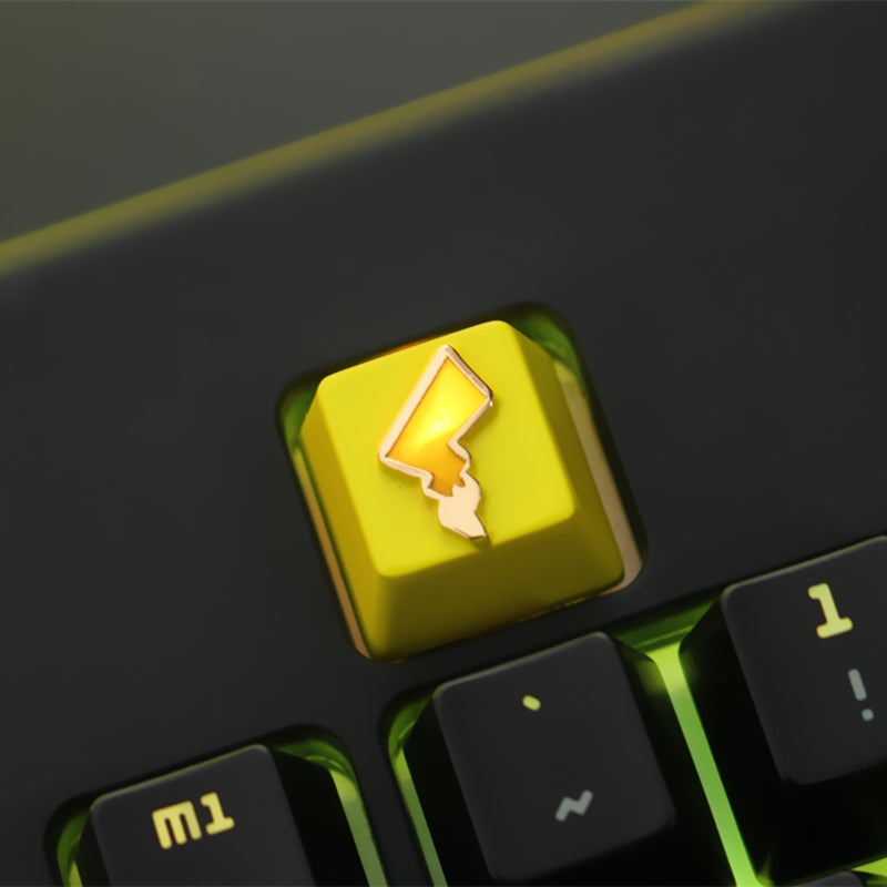 Electric Mouse Tail Metal Zinc Aluminum Alloy Keycaps