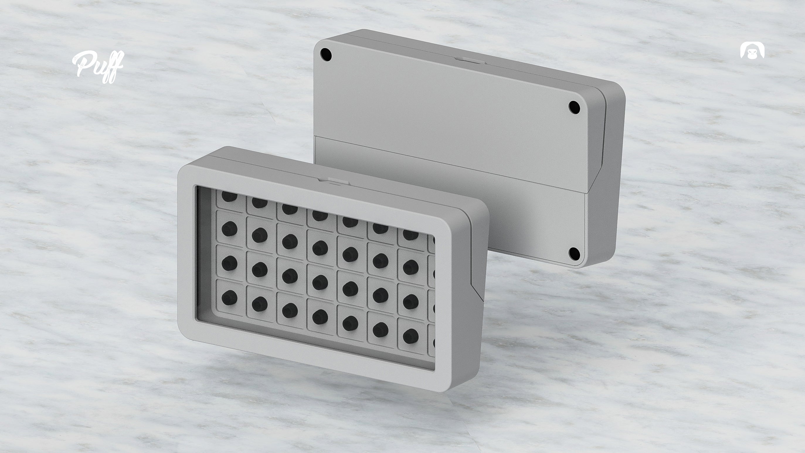 Puff32 keycap box(3D printing)