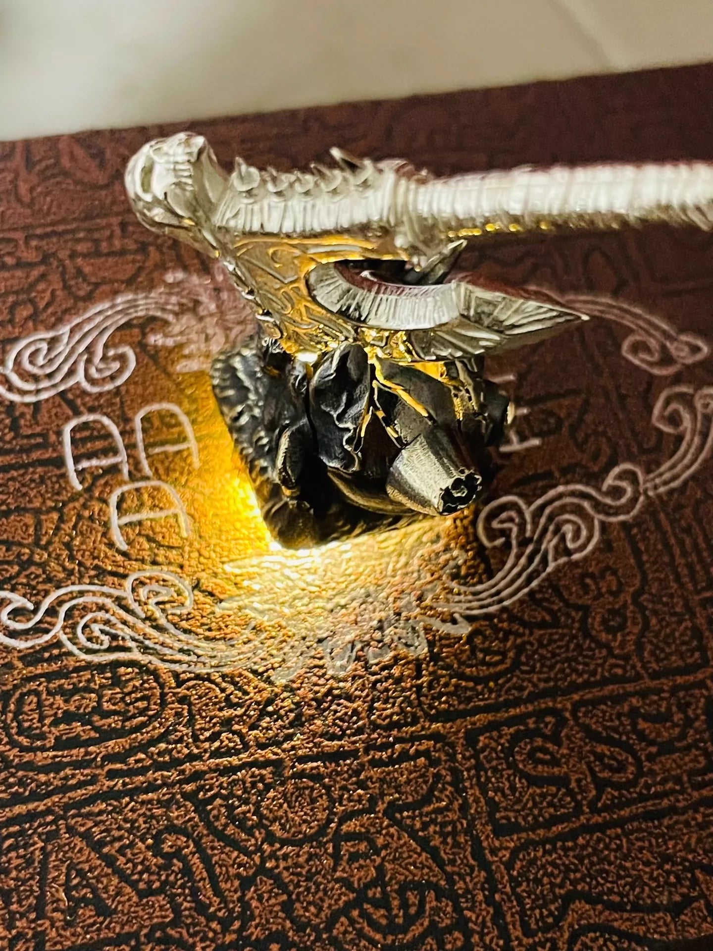 World of Warcraft, Gorehowl, White copper metal personalized keycaps, game peripherals, mechanical keyboard keycaps