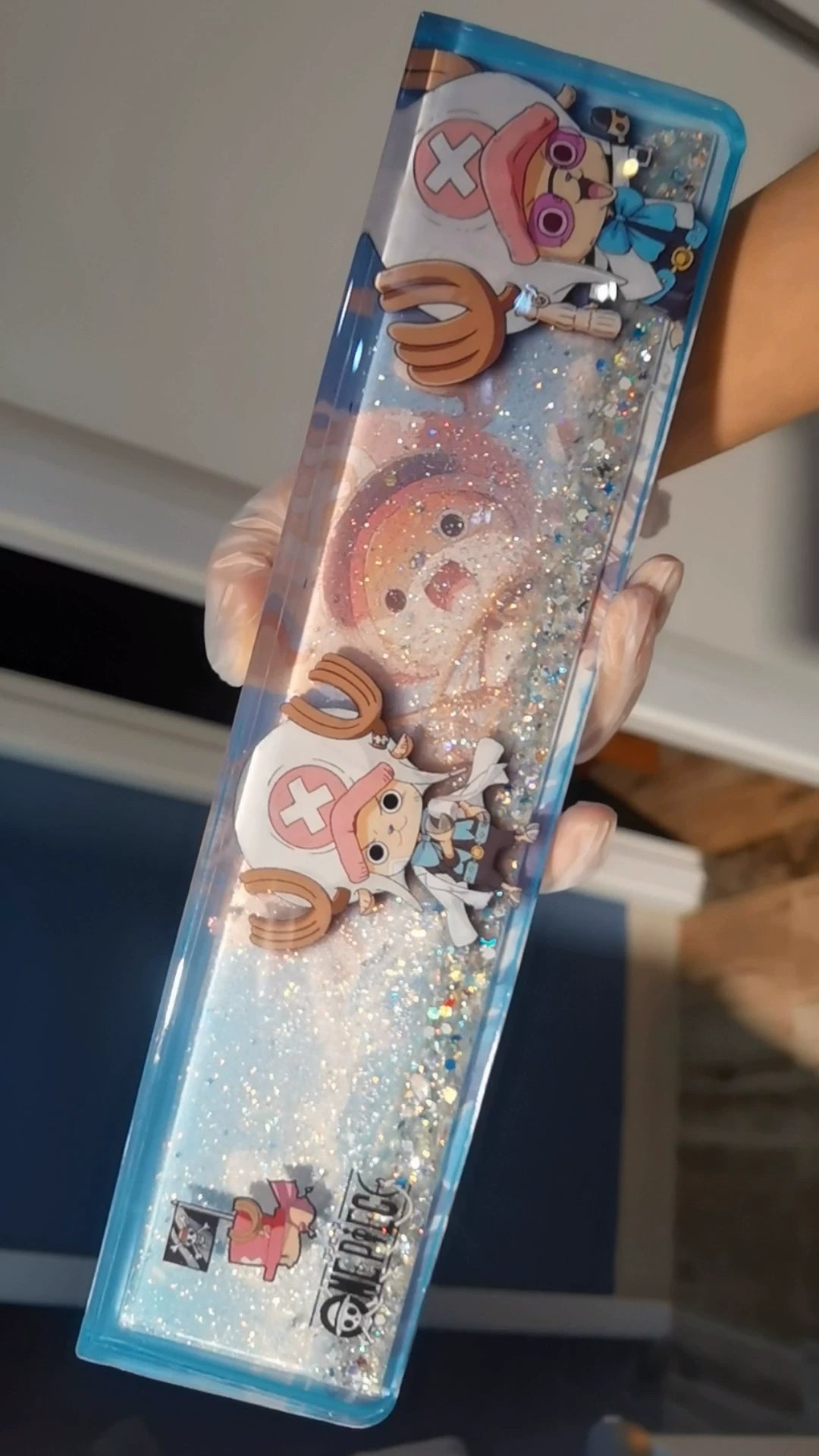 One Piece Chopper quicksand style, keyboard resin handle, palm rest, keyboard peripheral accessories