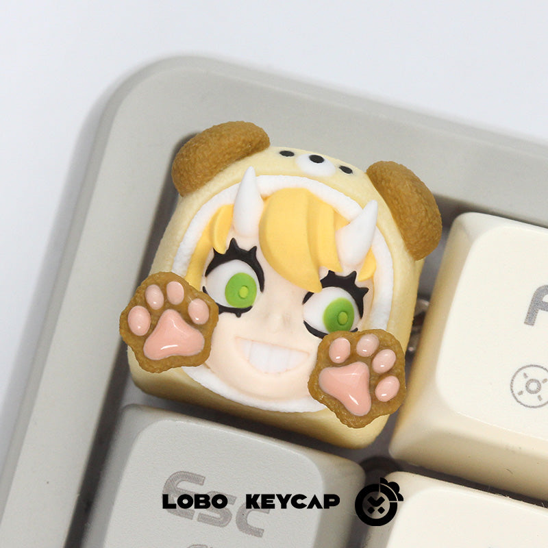Lilith series personalized resin keycaps, cat and dog, two limited edition releases