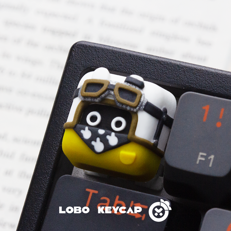 Zenless Zone Zero, The Bangboo series, resin keycaps, mechanical keyboard decorative keycaps, artisankeycaps.