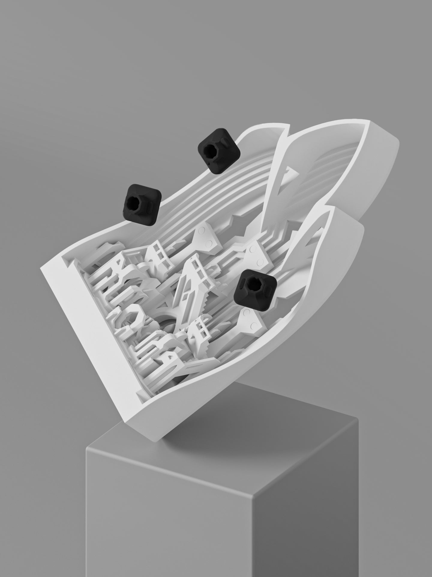Personalized keycap display rack 3D printing molding in the hall