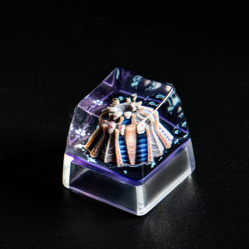 Warcraft Resin Personalized Keycaps, Tongling Tower Moon Well Farm Cave 3D Stereoscopic Keycaps