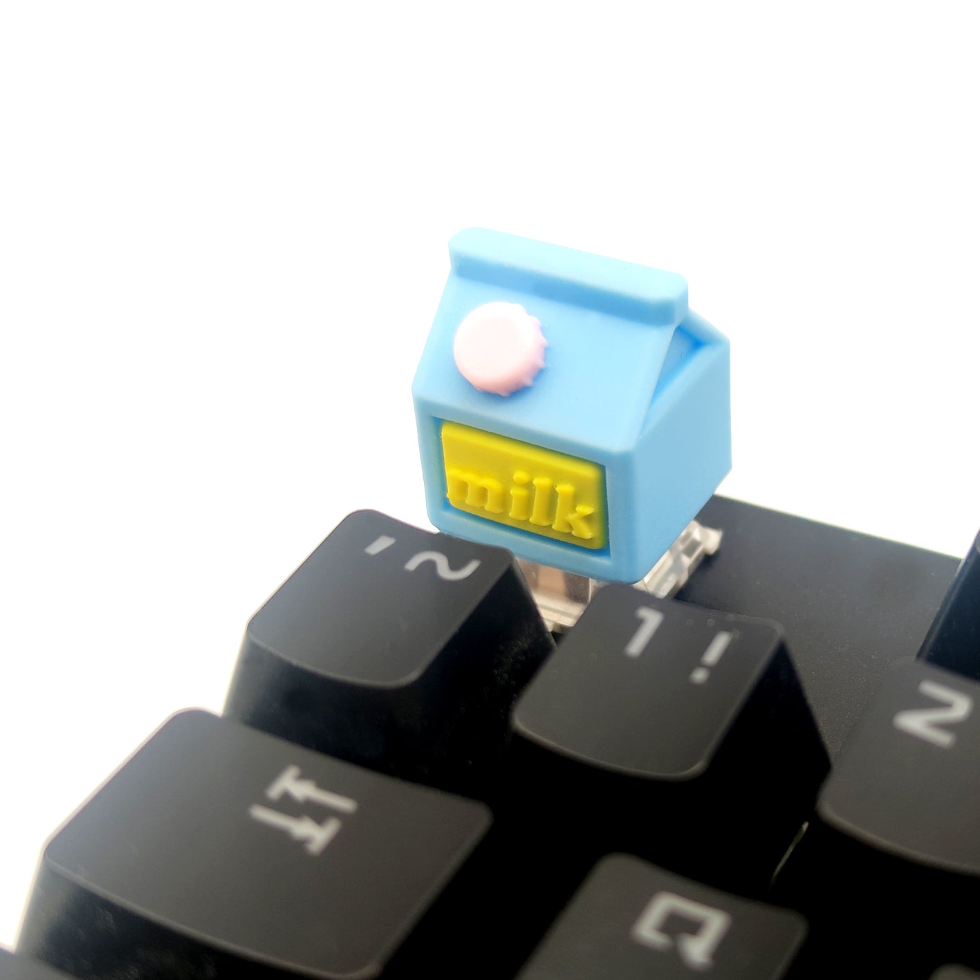 Milk box, multi-color resin personalized keycaps, mechanical keyboard decorative keycaps