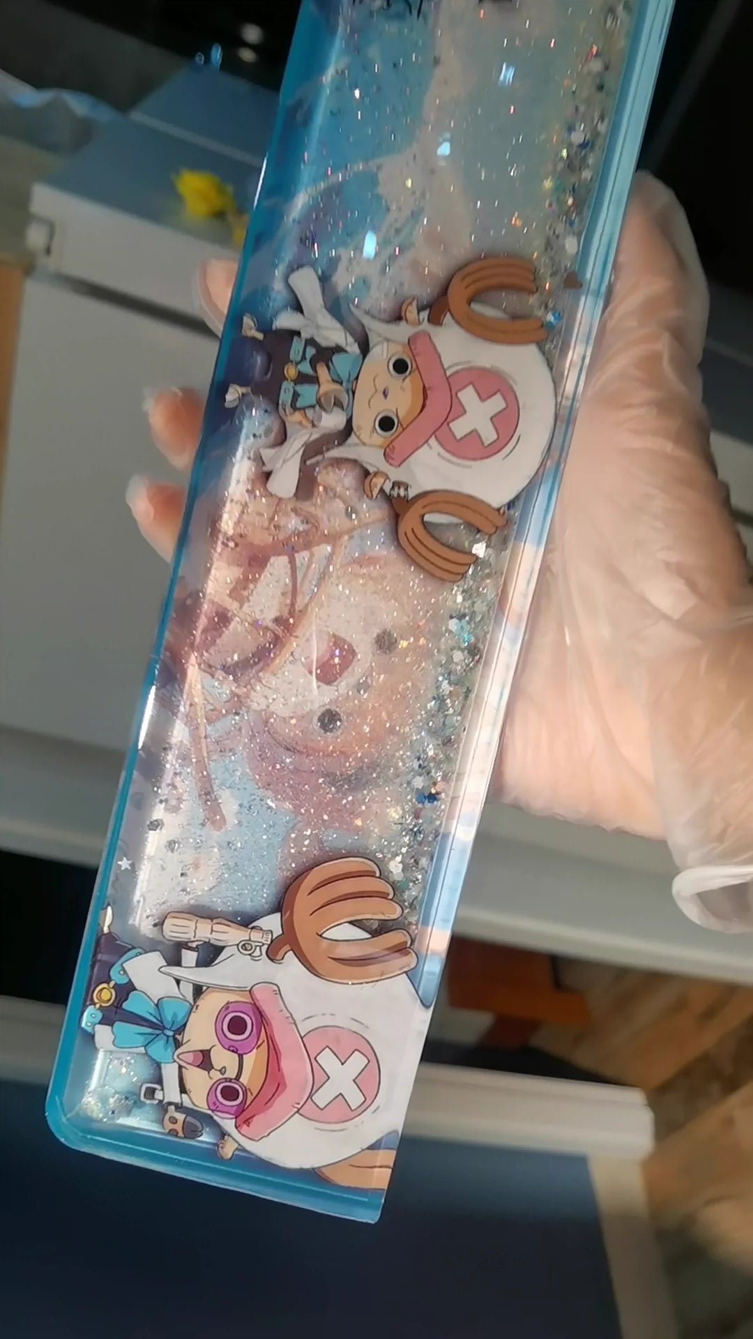 One Piece Chopper quicksand style, keyboard resin handle, palm rest, keyboard peripheral accessories