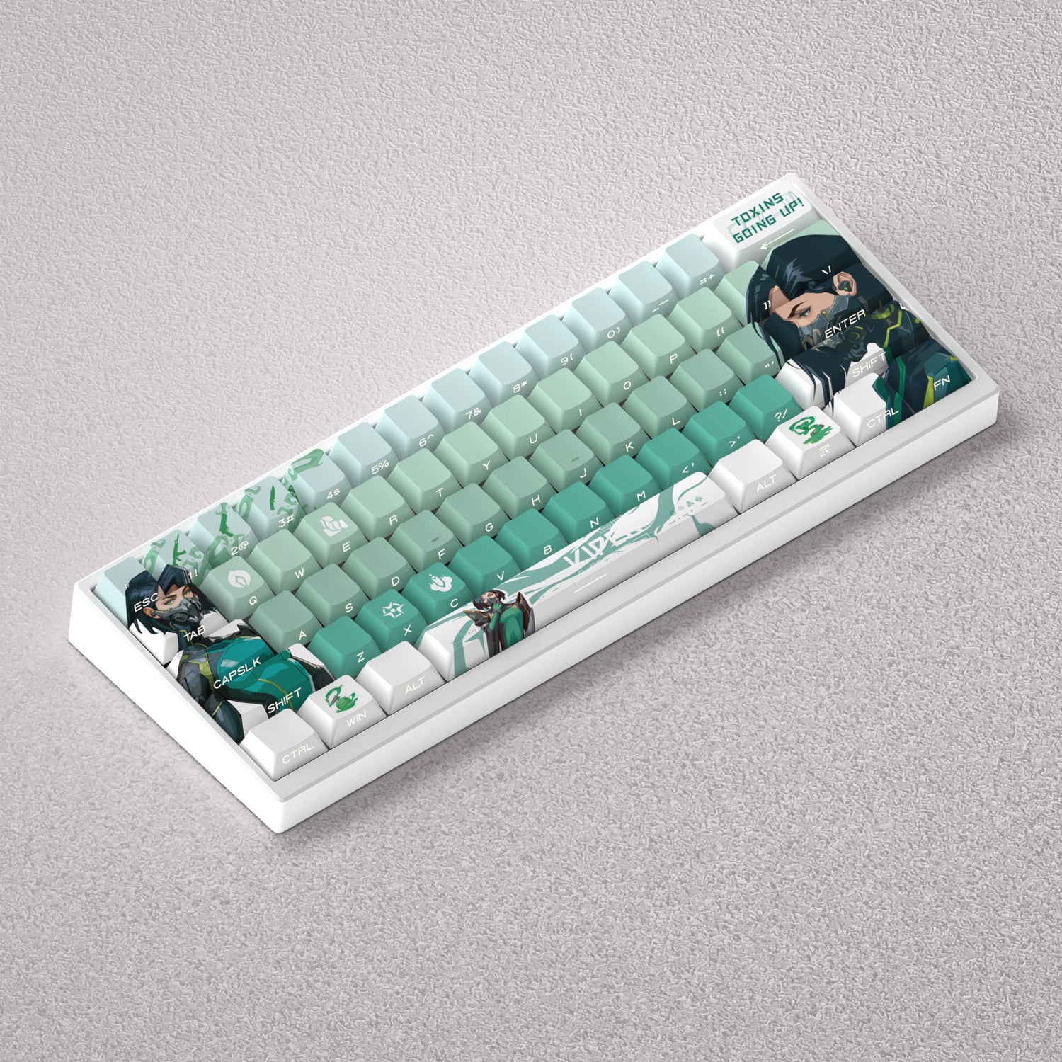 VALORANT Theme Keycap Series, Anime Game Creative Personalized Keycap Set PBT Material Original Factory Height Sublimation