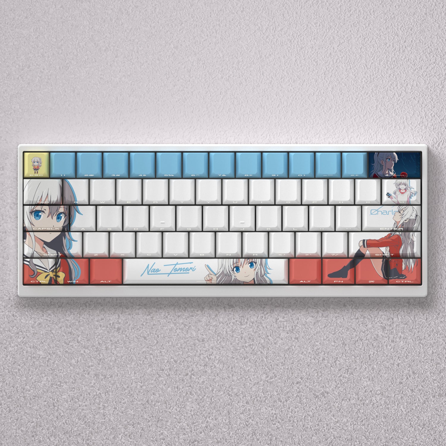 Tomori Nao keycap anime theme original height pbt material suit personalized keycap