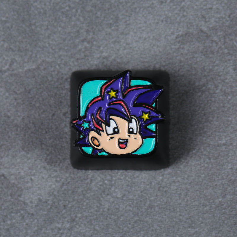 Dragon Ball Personalized Keycap Mechanical Keyboard Cap Zinc Alloy Personalized Decorative Keycap