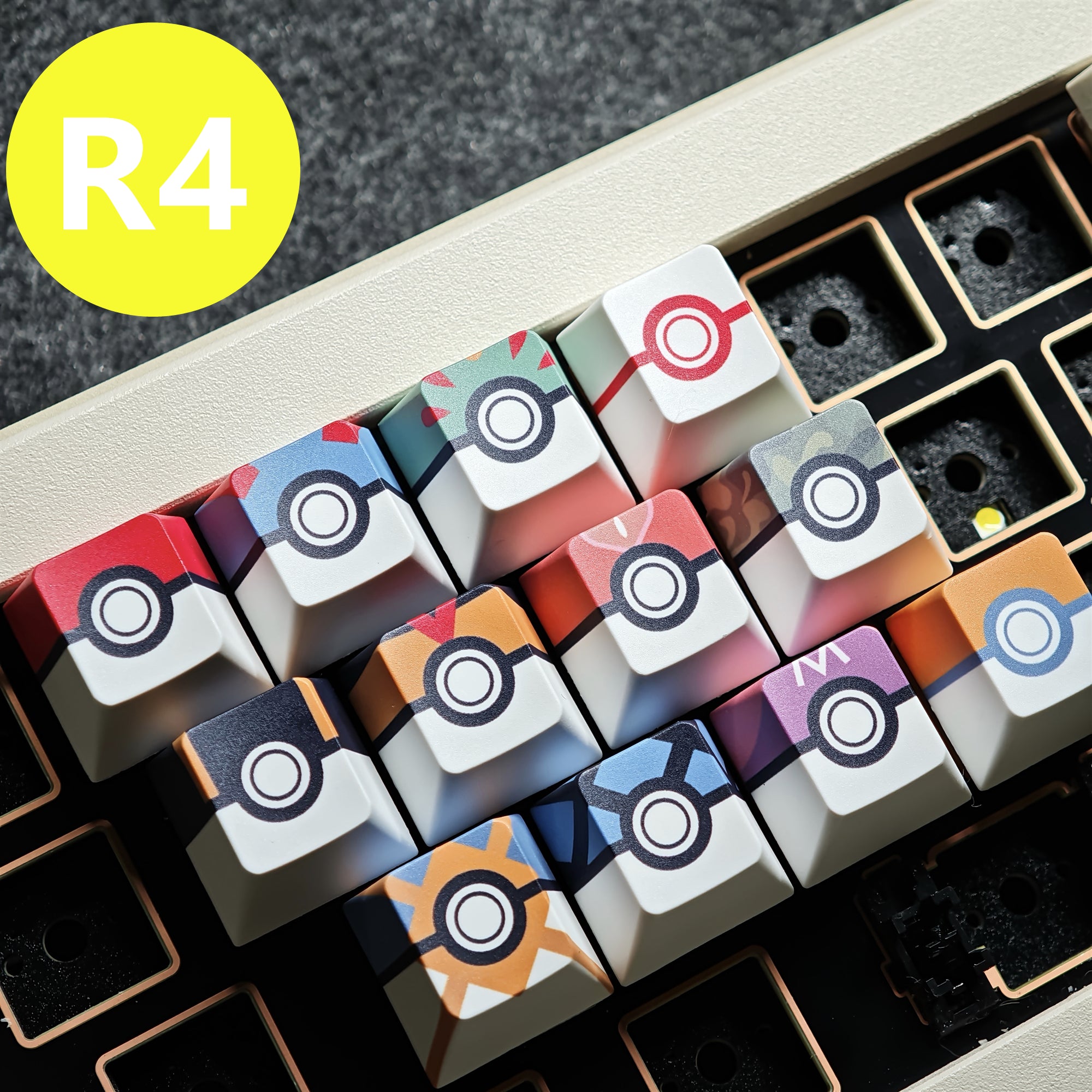 Thermally sublimated personalized keycaps, PBT material resin personalized mechanical keyboard artistic creative keycaps