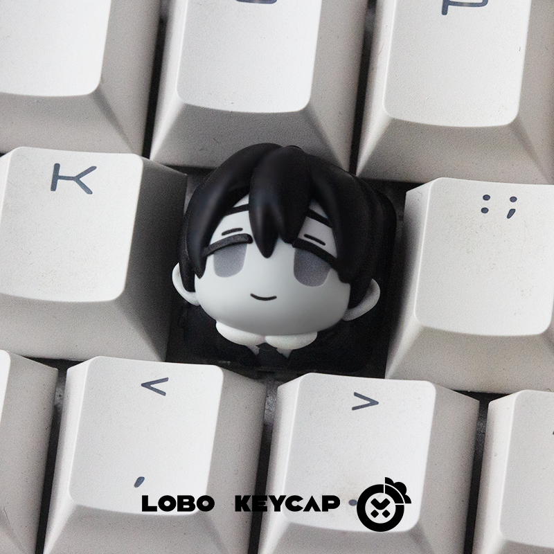 School Days, Itou Makoto themed keycaps, personalized resin peripherals, artistic keycaps