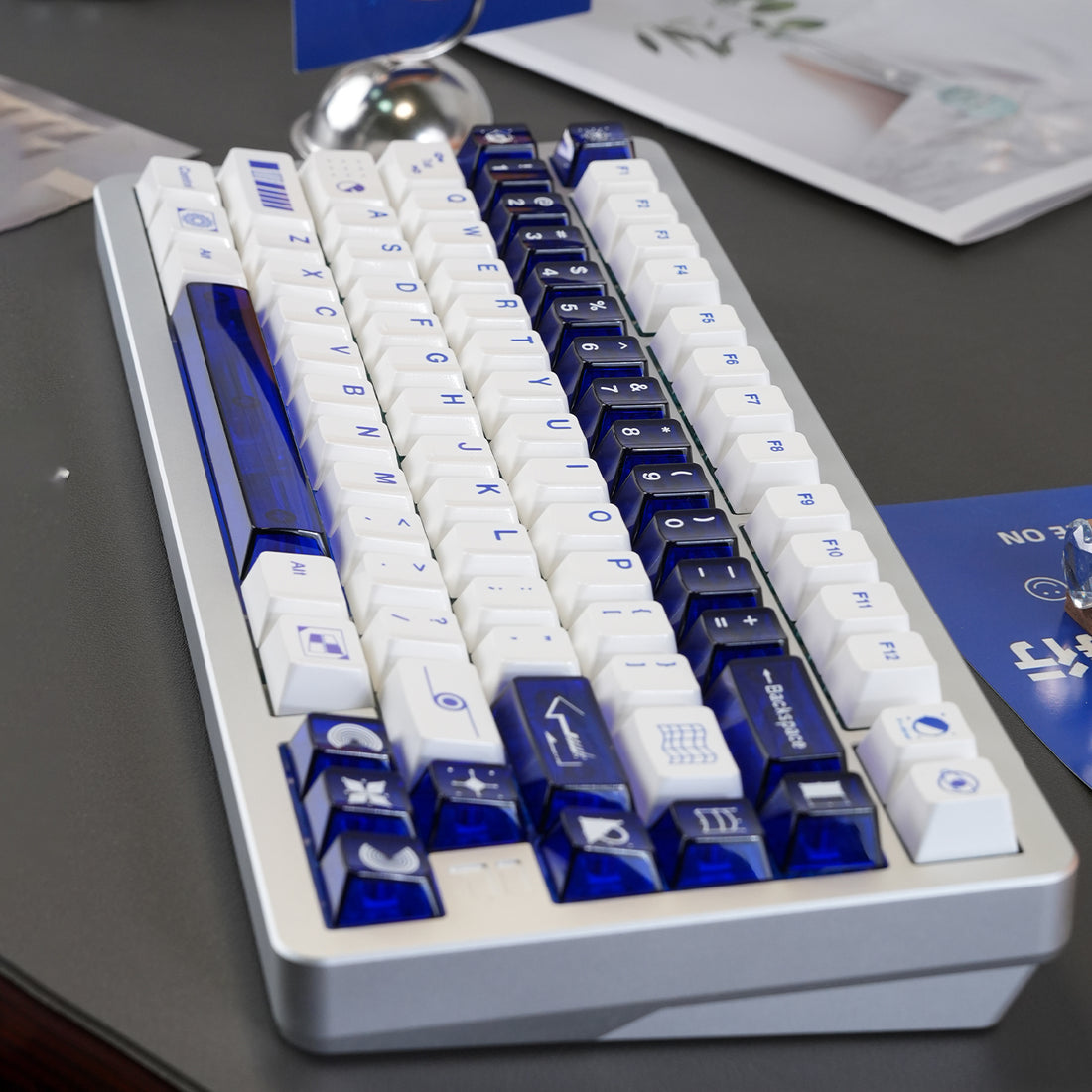 Original Design "Geometry" Theme Mechanical Keyboard Keycap Complete Set PBT Thermal Sublimation Original Factory Highly Personalized Keycap Set