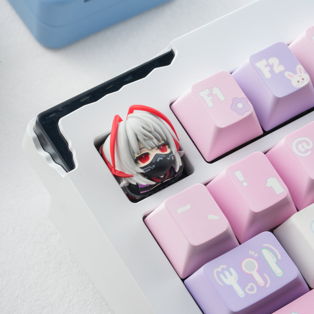 Delta Action, multi-color resin molded personalized keycaps, mechanical keyboard decorative keycaps, resin handmade keycaps