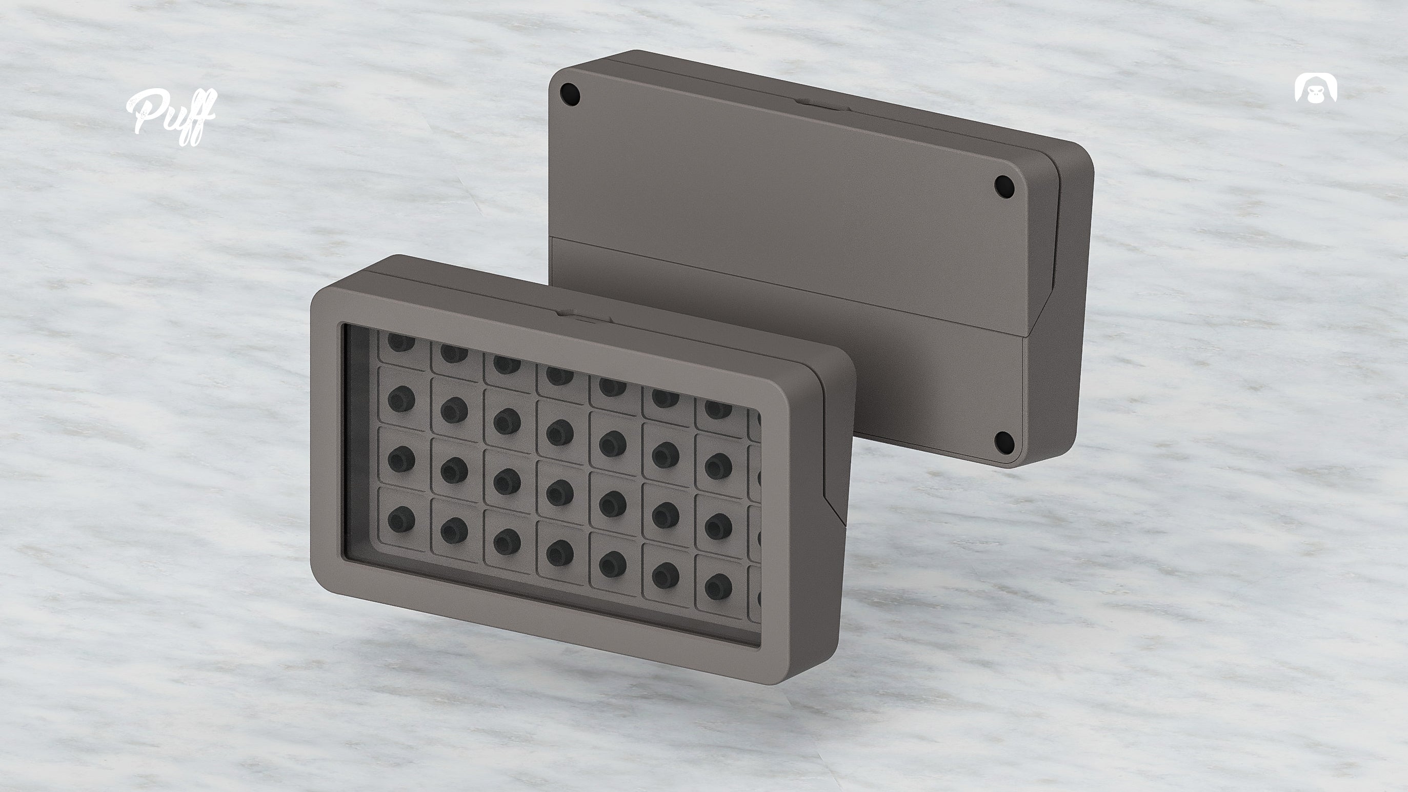 Puff32 keycap box(3D printing)
