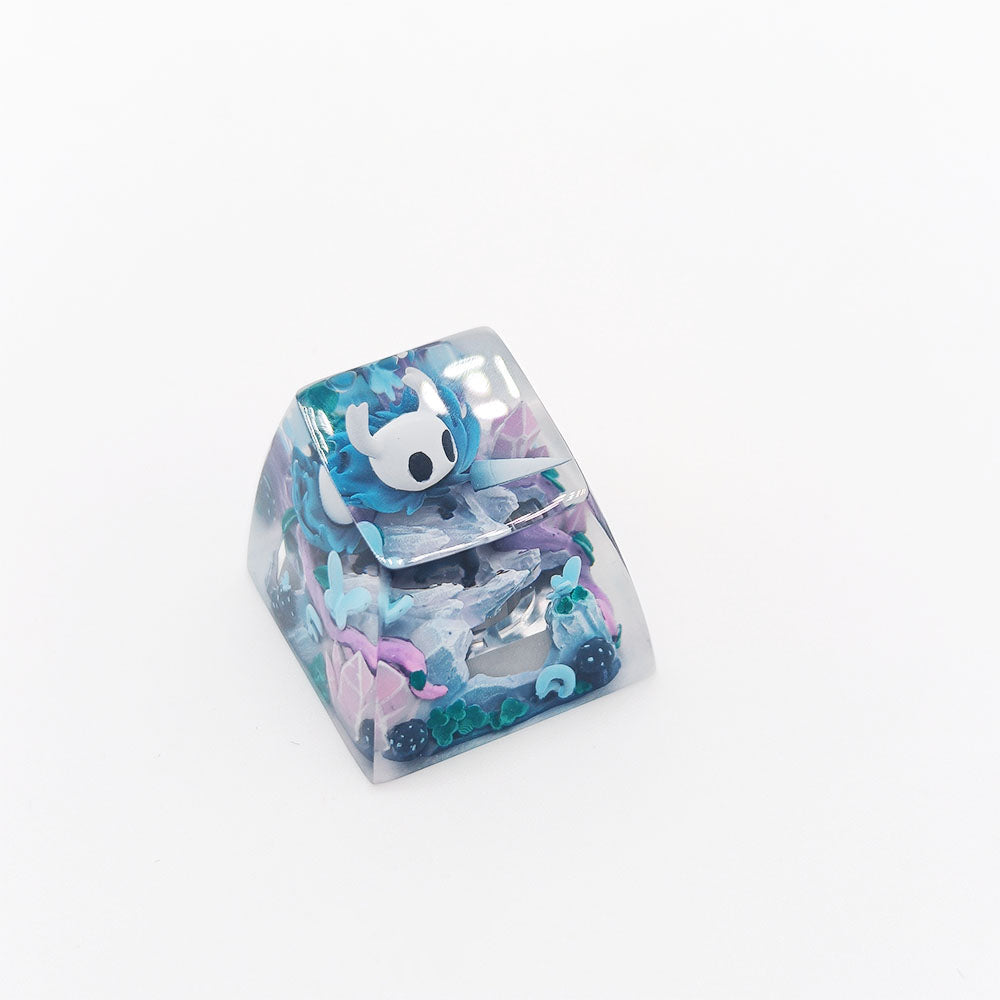 The Hollow Knight, Hollow Knight: Silksong,Crystal drops of glue seals, resin personalized keycaps, anime game artisankeycaps