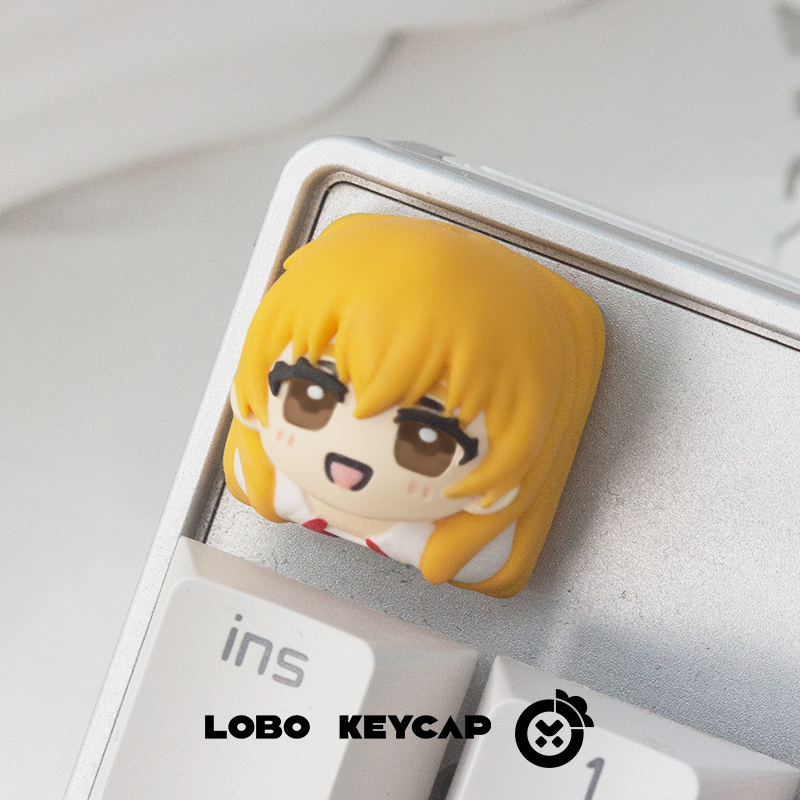 The King’s Avatar, Multi colored resin molded personalized keycaps, keyboard decorative keycaps