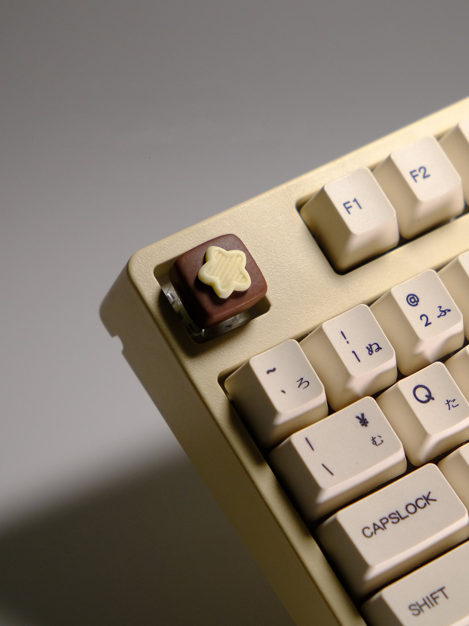 Super realistic, chocolate shaped resin keycaps, personalized keycaps, keyboard decorative keycaps