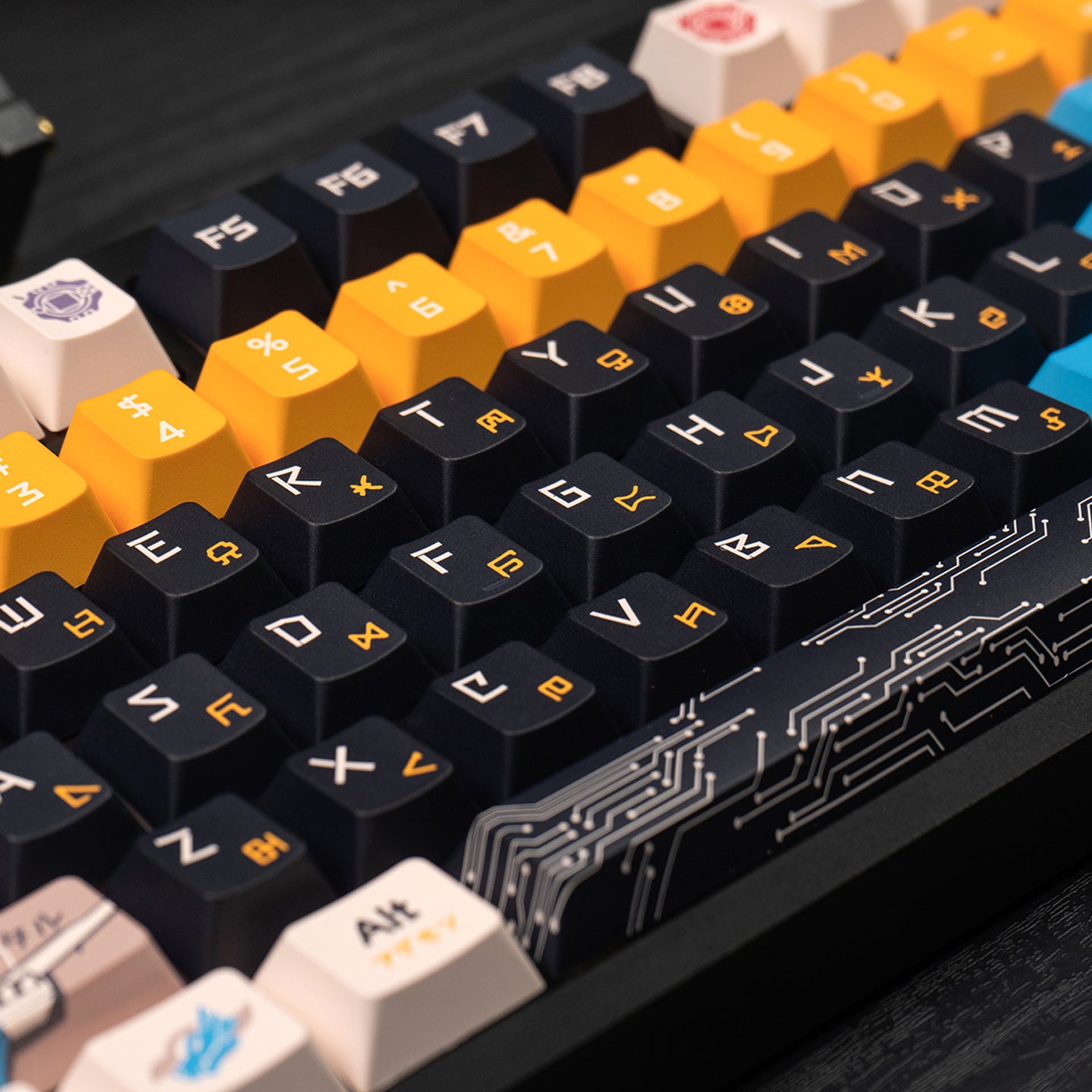 Digimon theme mechanical keyboard set keycap animation peripheral anime PBT sublimation original factory height