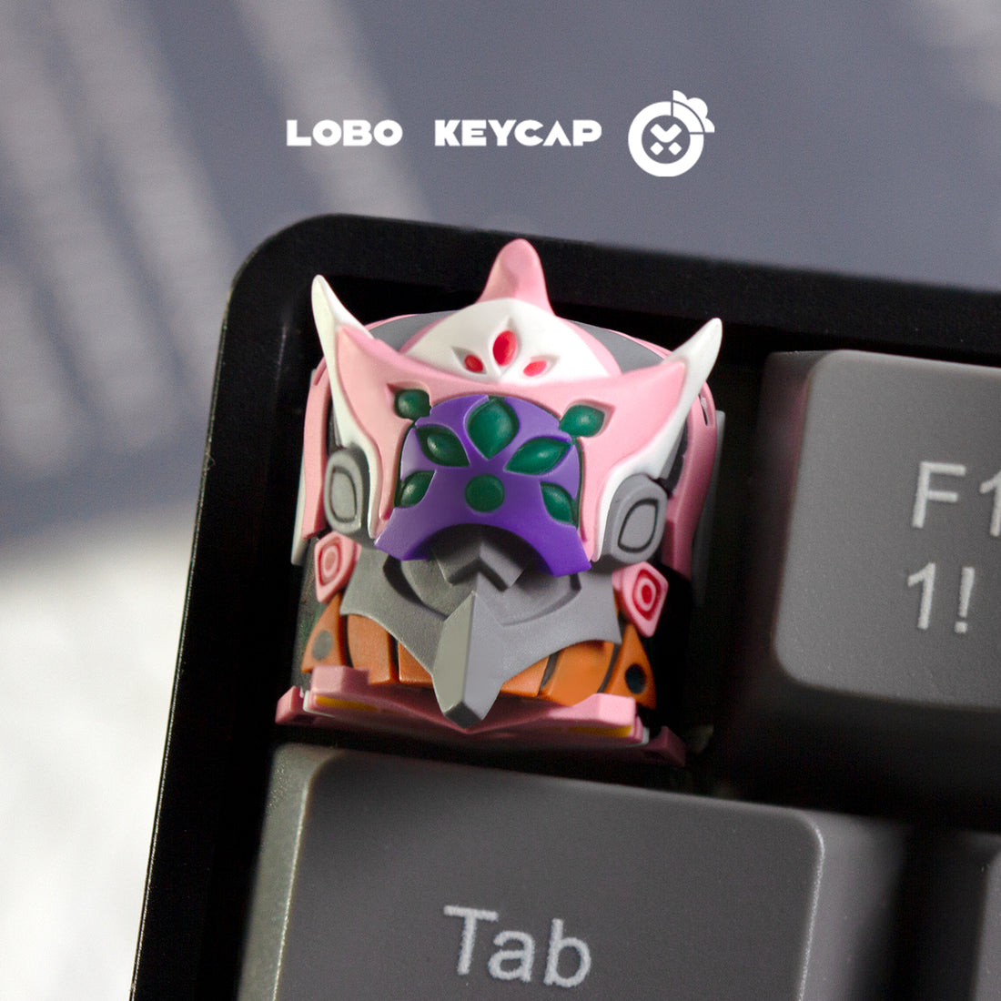 EVA, Mech series, multi-color resin personalized keycaps, creative handmade keycaps for anime and gaming peripherals
