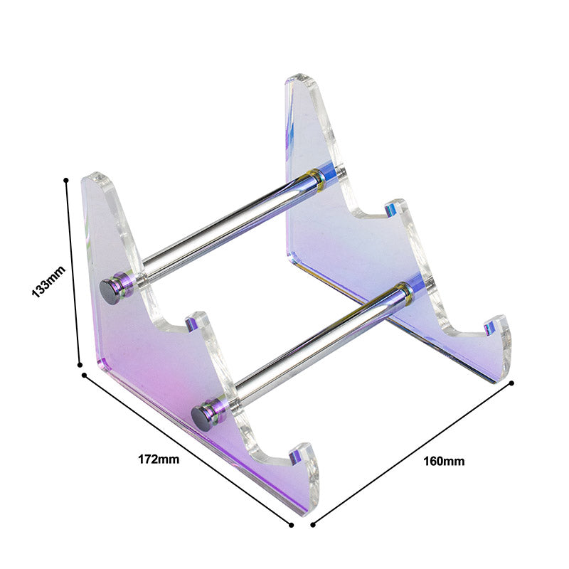 Keyboard display bracket acrylic transparent white/colorful single-layer mechanical keyboard collection shelf