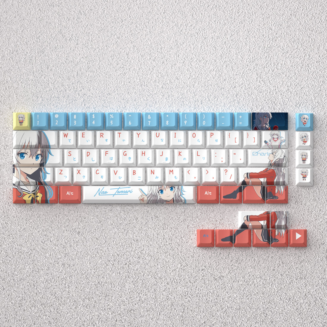 Tomori Nao keycap anime theme original height pbt material suit personalized keycap