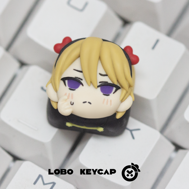 Kaguya sama: Love Is War, multi-color resin molded personalized keycaps, decorative keycaps