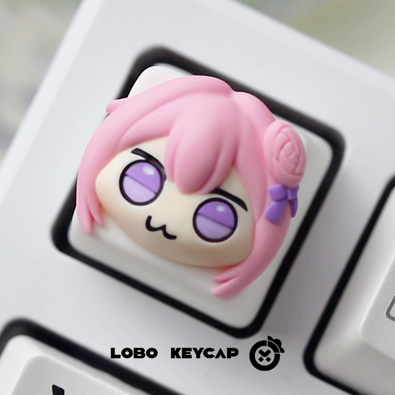 Doro~Emojis Abstract, Funny, Cute, Creative, Personalized Resin Keycaps Mechanical Keyboard Single Keycap