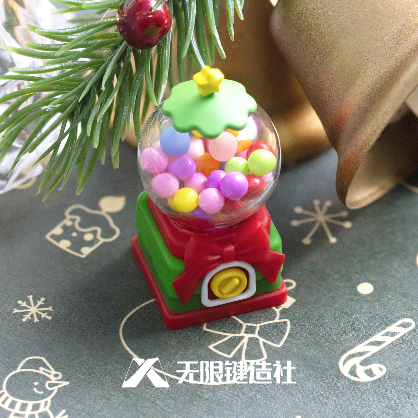 Candy machine multi-color resin personalized keycaps, cute candy keycaps, mechanical keyboard decorative art keycaps