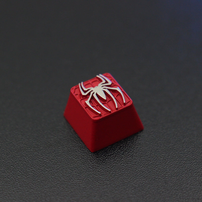 Marvel Cinematic Universe Avengers Spider Man Mechanical Keyboard Zinc Aluminum Metal Embossed Keycaps