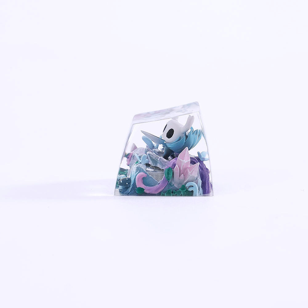 The Hollow Knight, Hollow Knight: Silksong,Crystal drops of glue seals, resin personalized keycaps, anime game artisankeycaps
