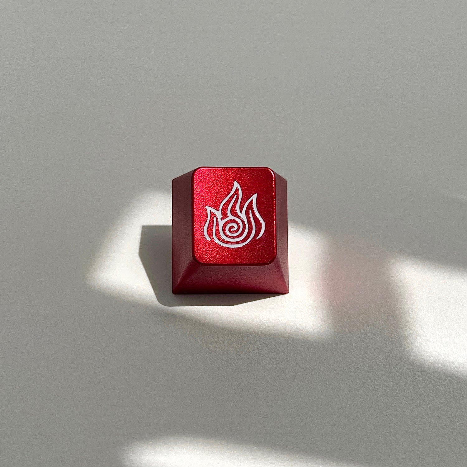 Elemental personality metal keycaps, original factory R4 height aluminum alloy, CNC aluminum metal keycaps, customized mechanical keyboard keycaps