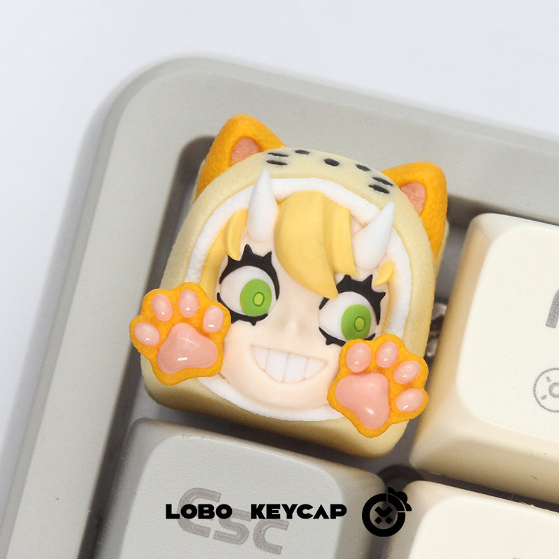 Lilith series personalized resin keycaps, cat and dog, two limited edition releases